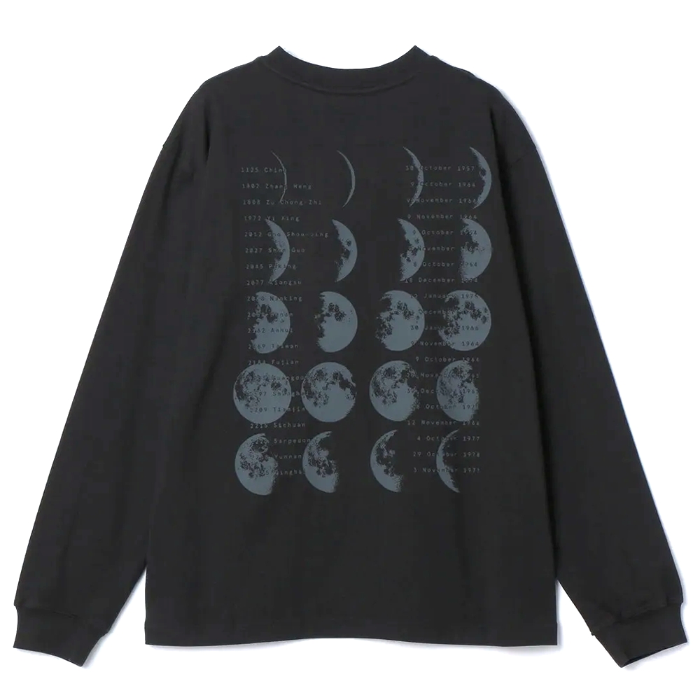 Purple Mountain Observatory Moons L/S Black PMO2125_BLK
