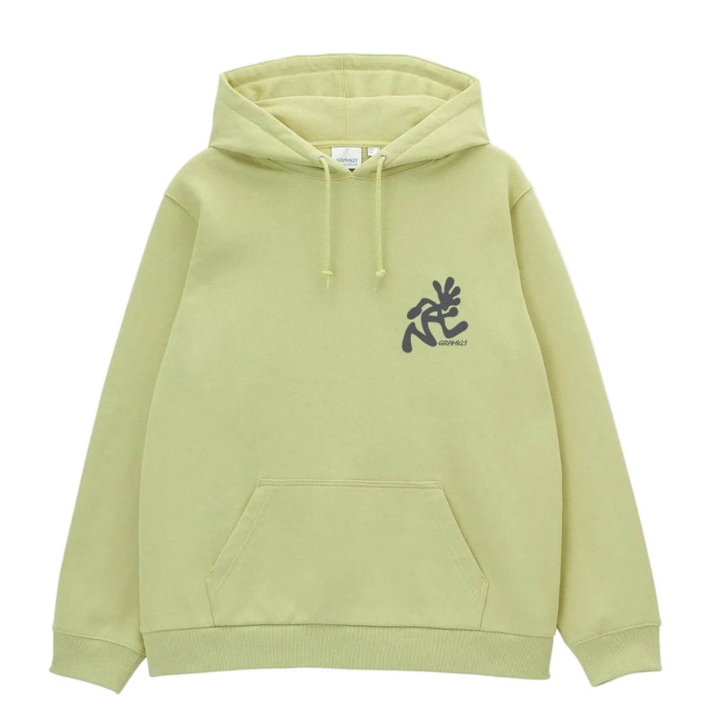 Gramicci Running Man Hooded Sweatshirt Lime G6SU-J115-LIME