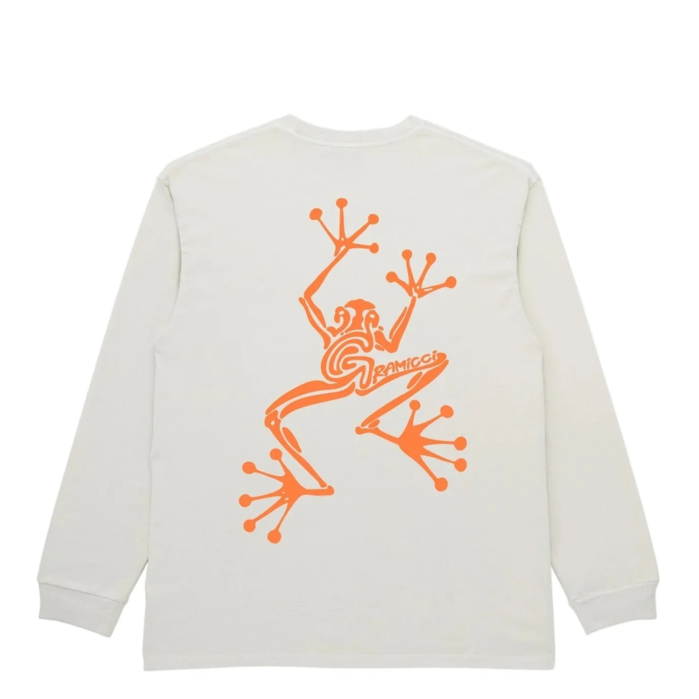 Gramicci Sticky Hands Long Sleeve Tee White G6SU-T108-WHTE