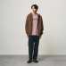 Gramicci One Point Zip Hooded Sweatshirt Brown G310-FT-BRWN