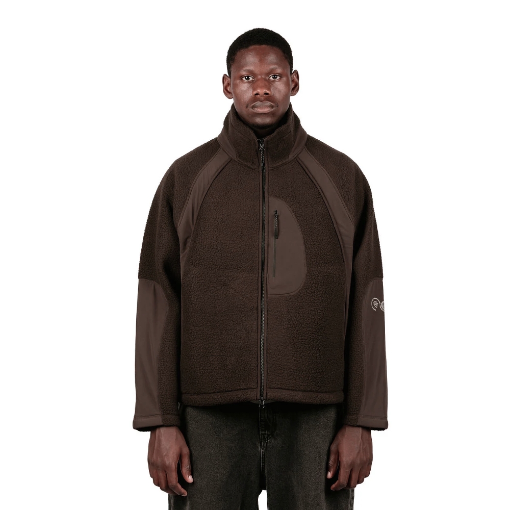 Purple Mountain Observatory Auriga Bonded Fleece Brown PMO0169_BRO