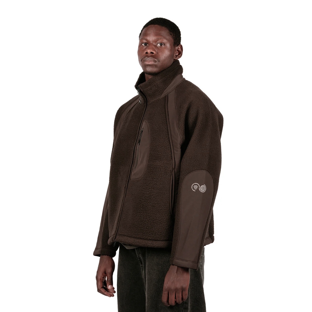 Purple Mountain Observatory Auriga Bonded Fleece Brown PMO0169_BRO