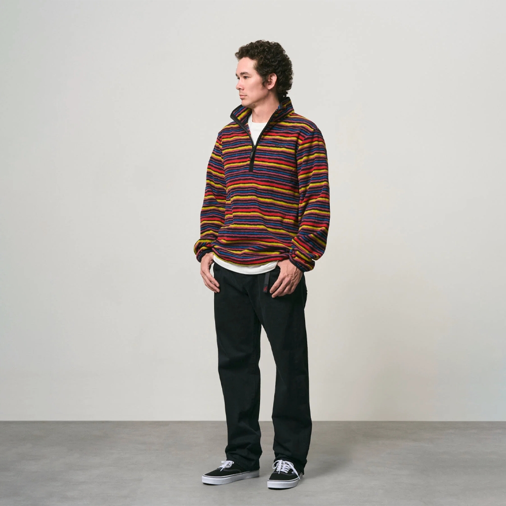 Gramicci Thermal Fleece Pullover Multi-Stripe G6FM-J006-MTST