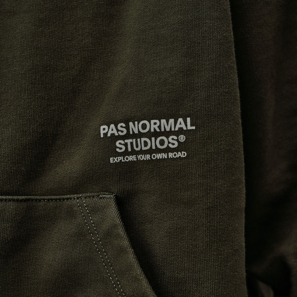 Pas Normal Studios Off-Race Hoodie Dark Olive NS2021AV-4240