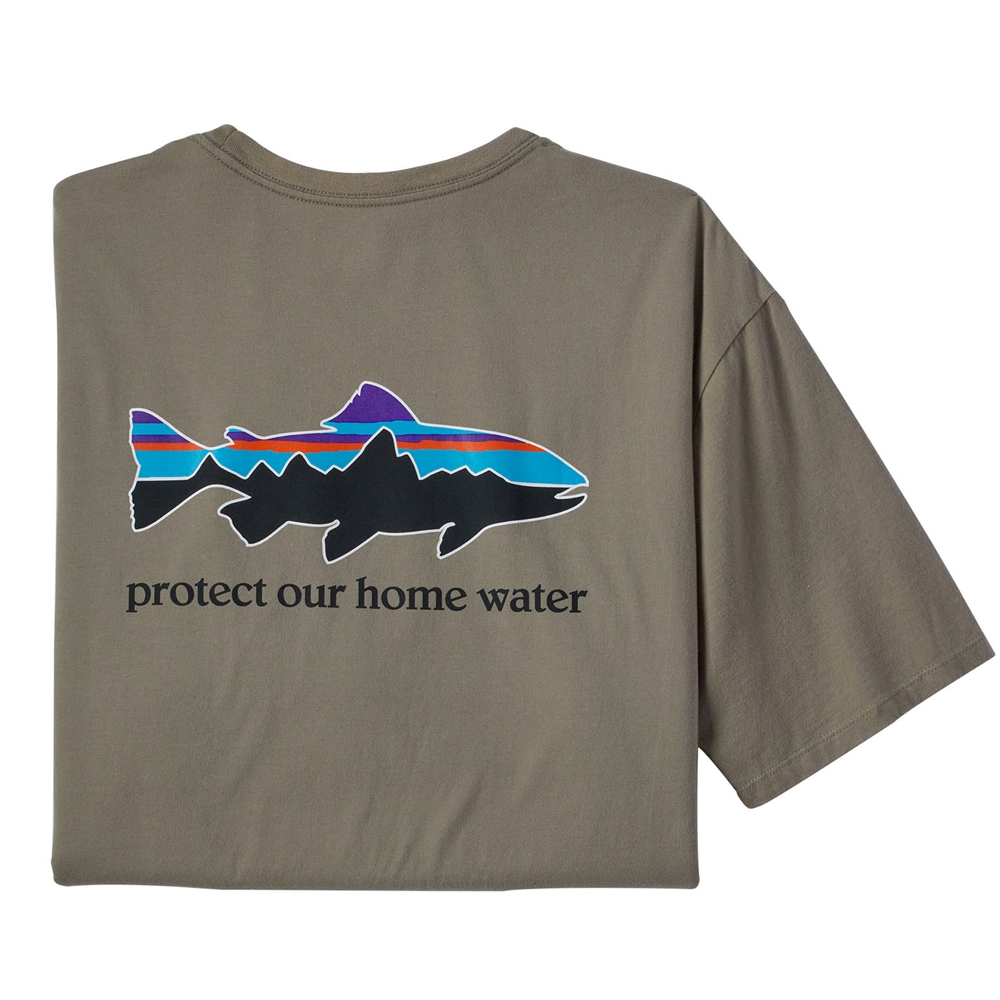 Patagonia Home Water Trout Organic Tee Garden Green 37547GDNG