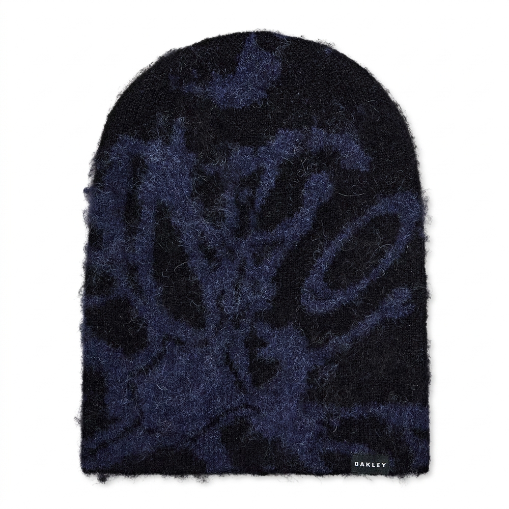 Oakley Brushed Graphic Beanie Pitch Black Graphite