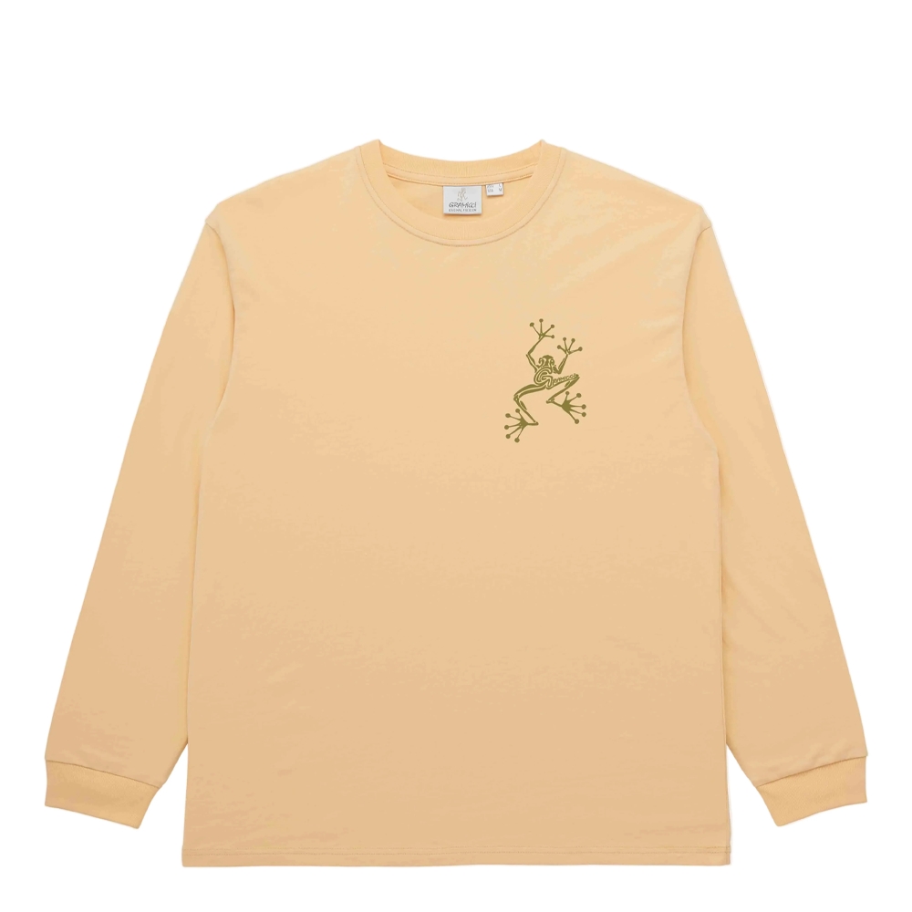 Gramicci Sticky Hands Long Sleeve Tee Mango G6SU-T108-MANG