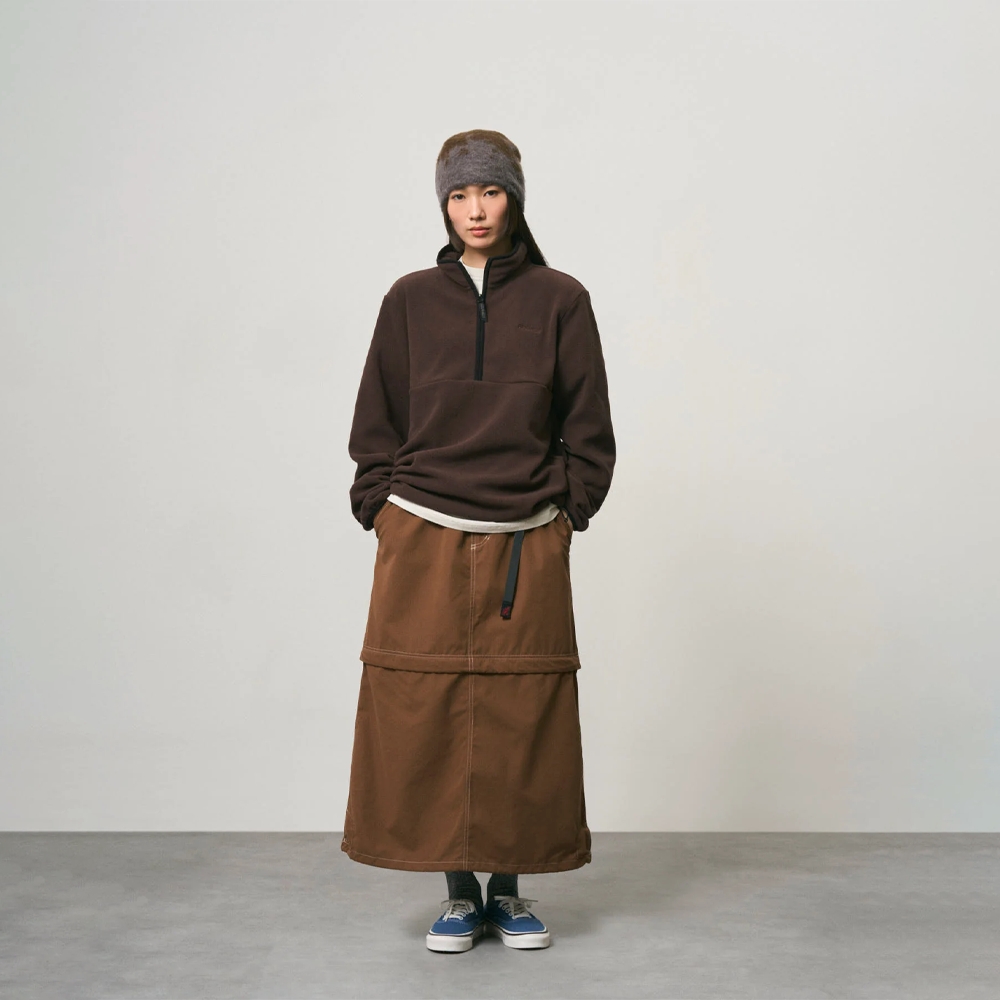 Gramicci Thermal Fleece Pullover Deep Brown G6FM-J006-DPBN