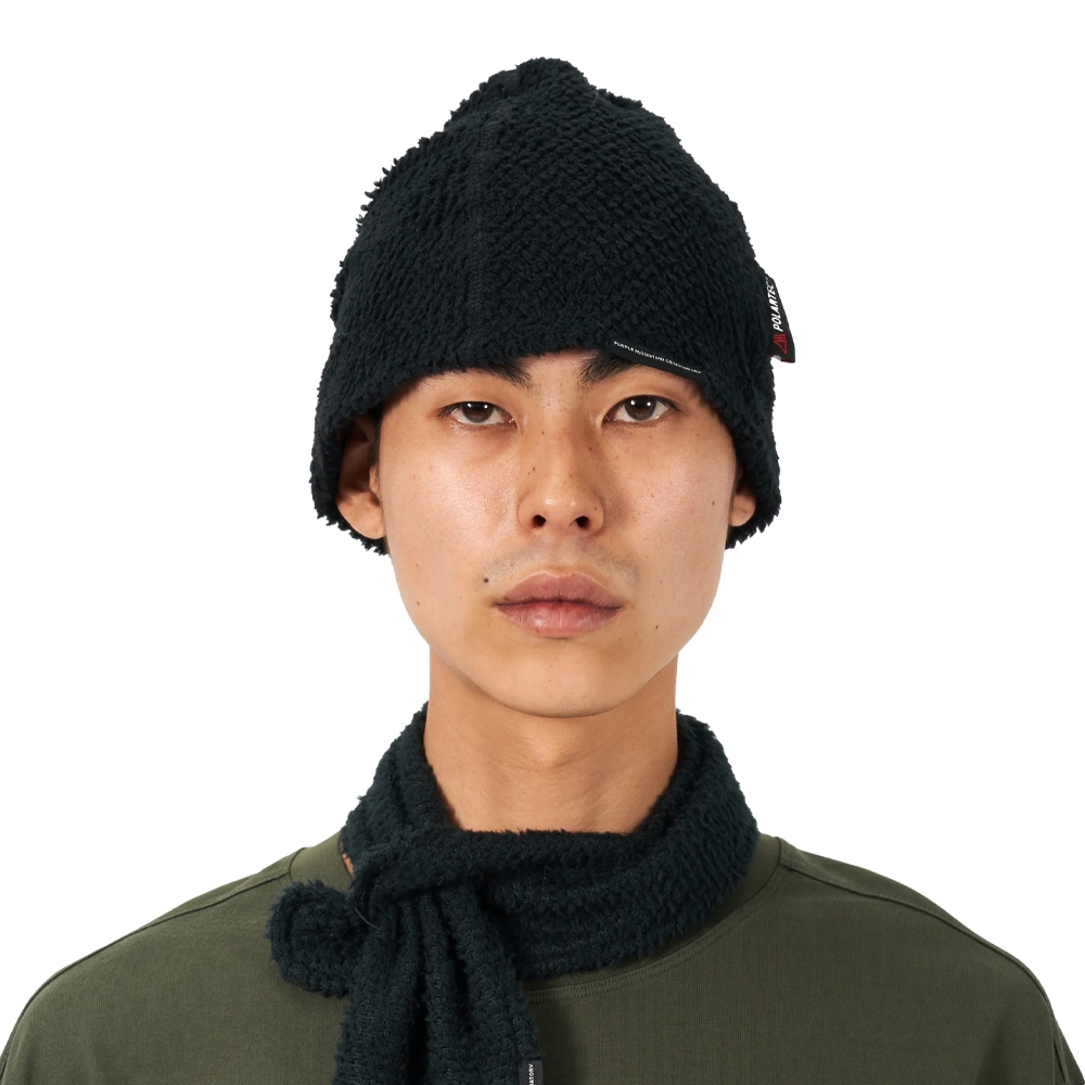 Purple Mountain Observatory Polartec Beanie Black PMO428-BLK