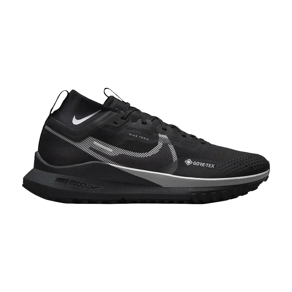 Nike React Pegasus Trail 4 GTX 'Black Reflect Silver'