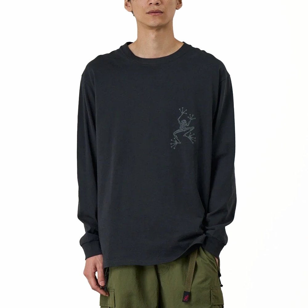 Gramicci Sticky Hands Long Sleeve Tee Vintage Black G6SU-T108-VTBK