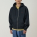 Gramicci One Point Zip Hooded Sweatshirt Vintage Black G310-FT-VTBK