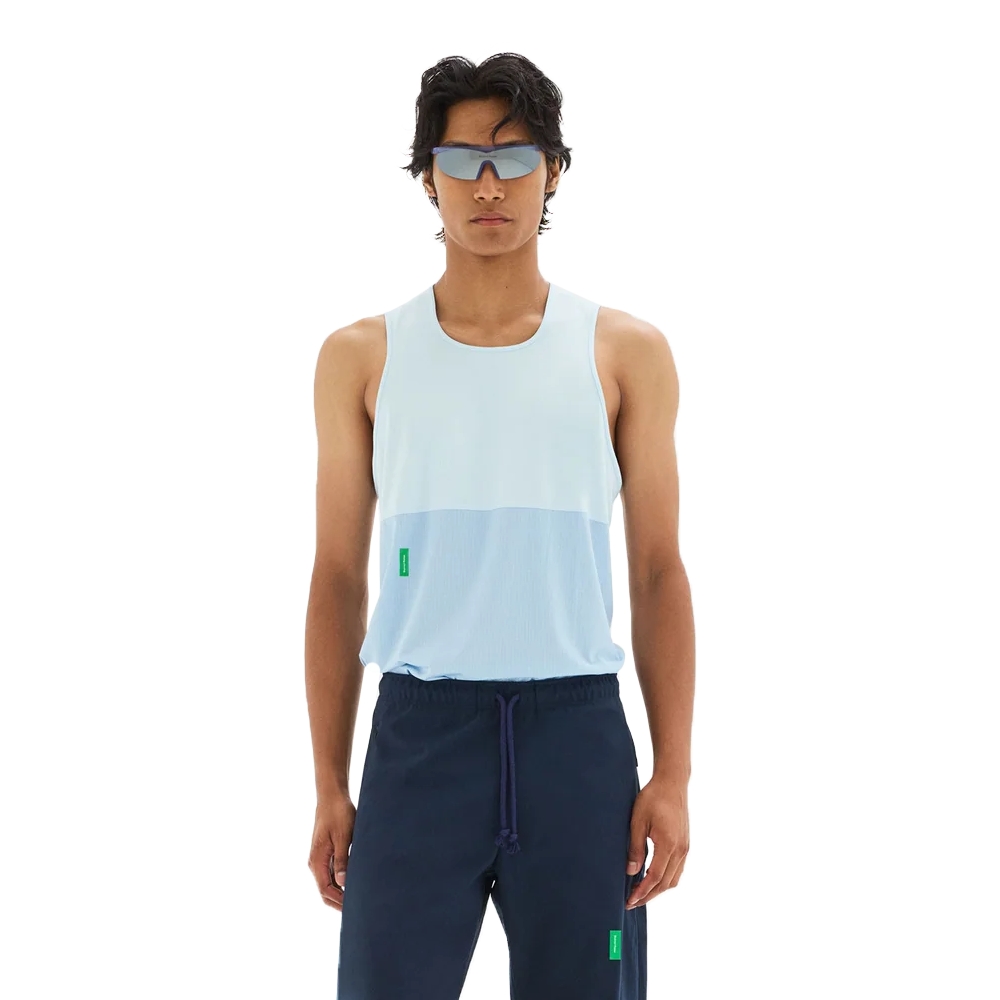 District Vision Paneled Training Singlet Frost DV0116-A_FROST